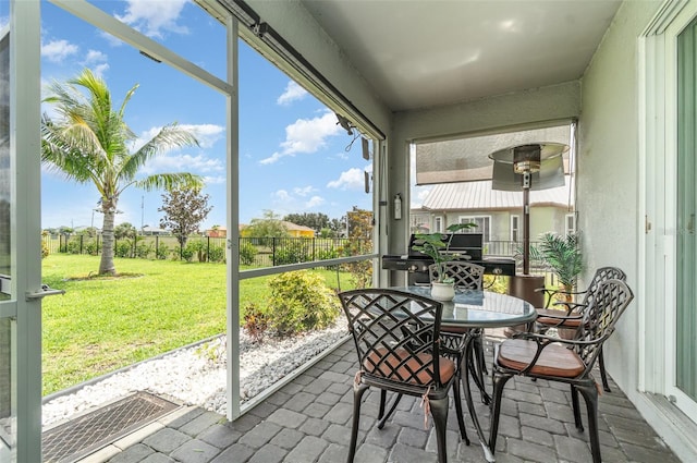 24348 Nicobar Ln, Punta Gorda, FL 33955 - sunroom / solarium with outdoor dining area