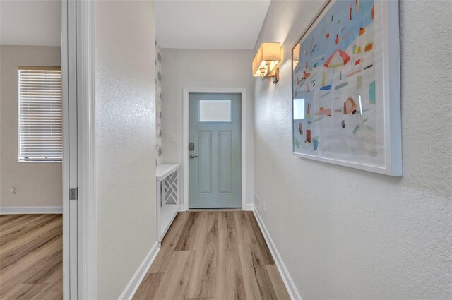 900 E Marion Ave Unit 1203, Punta Gorda, FL 33950 - entryway with wood finished floors and healthy amount of natural light