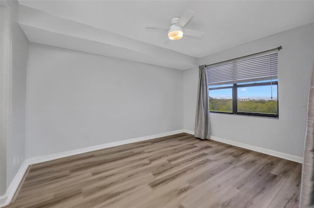 900 E Marion Ave Unit 1203, Punta Gorda, FL 33950 - empty room with wood finished floors and ceiling fan