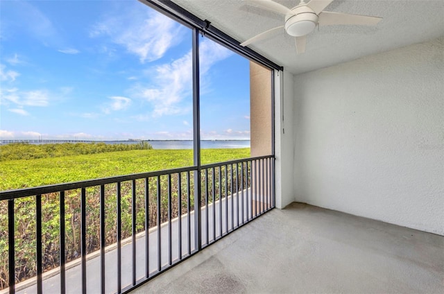 900 E Marion Ave Unit 1203, Punta Gorda, FL 33950 - unfurnished sunroom featuring a water view