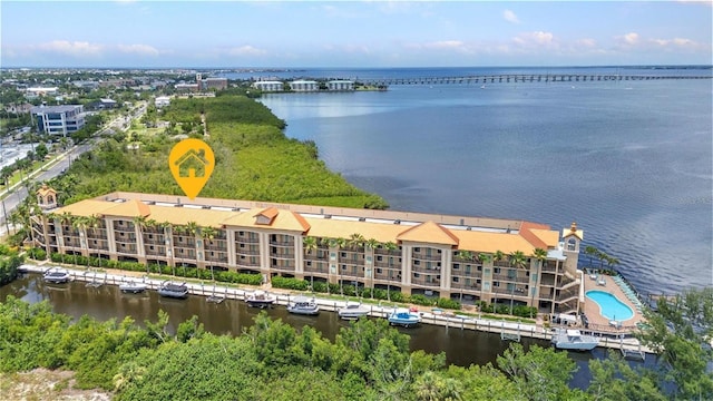 900 E Marion Ave Unit 1203, Punta Gorda, FL 33950 - bird's eye view of a large body of water
