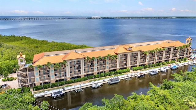 900 E Marion Ave Unit 1203, Punta Gorda, FL 33950 - bird's eye view of a nearby body of water and apartment complex