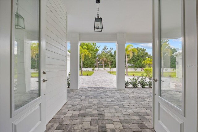 28960 Gin Ln, Punta Gorda, FL 33982 - doorway with brick flooring