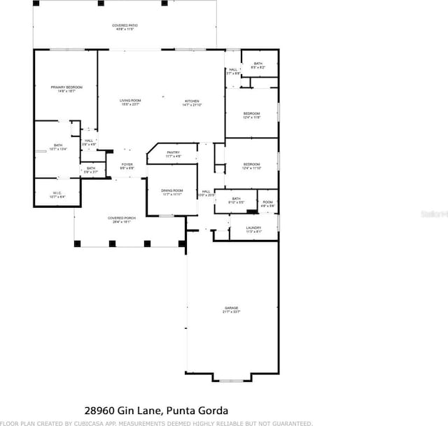 28960 Gin Ln, Punta Gorda, FL 33982 - view of room layout