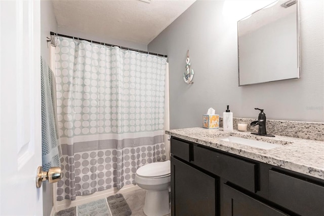 8513 Heister St, Punta Gorda, FL 33982 - full bath with vanity, a shower with curtain, and tile patterned flooring