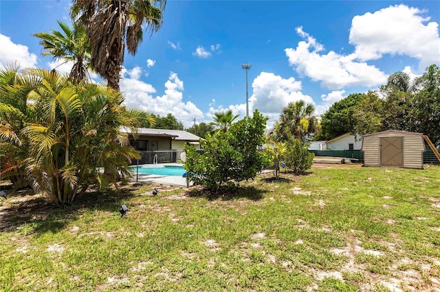 8513 Heister St, Punta Gorda, FL 33982 - view of yard featuring a shed