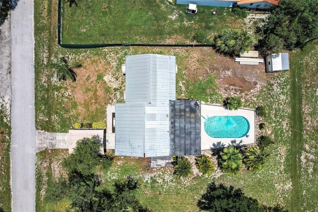 8513 Heister St, Punta Gorda, FL 33982 - drone / aerial view of a pool area