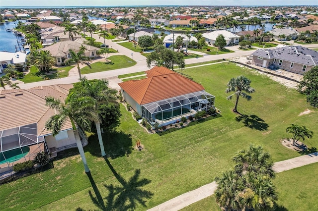 2105 Deborah Dr, Punta Gorda, FL 33950 - aerial perspective of suburban area with a large body of water