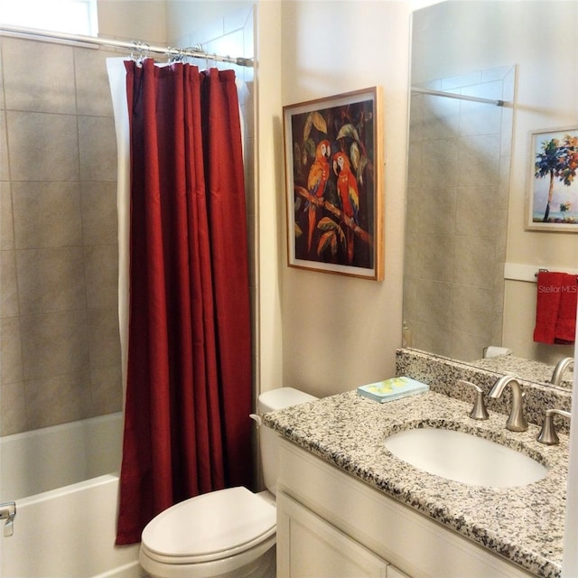 25224 Lahore Ln, Punta Gorda, FL 33983 - full bathroom with vanity and shower / bathtub combination with curtain