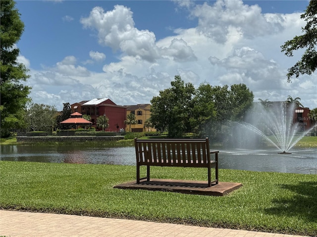 11220 Paseo Grande Blvd Unit 5207, Fort Myers, FL 33912 - view of property's community featuring a water view and a lawn