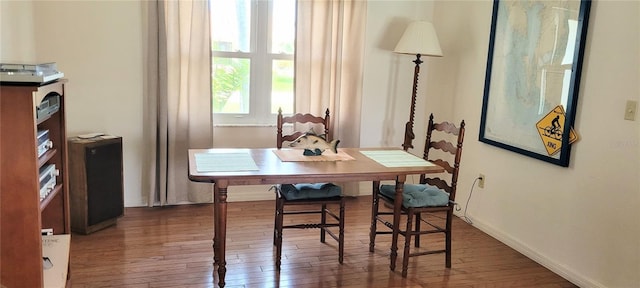 2526 Brazilia Ct, Punta Gorda, FL 33950 - dining space with hardwood / wood-style flooring and baseboards