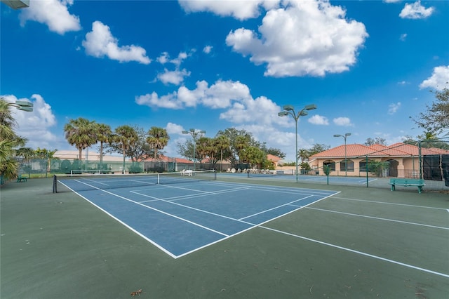 26254 Stillwater Cir, Punta Gorda, FL 33955 - view of tennis court with community basketball court