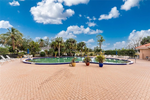 26254 Stillwater Cir, Punta Gorda, FL 33955 - community pool with a patio