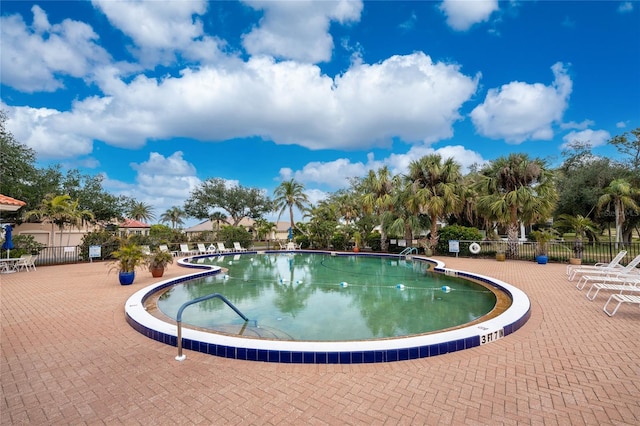 26254 Stillwater Cir, Punta Gorda, FL 33955 - community pool featuring a patio