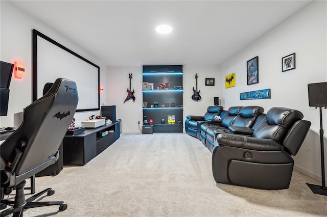 11105 Balfour St E, Venice, FL 34293 - carpeted cinema room featuring baseboards