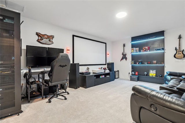 11105 Balfour St E, Venice, FL 34293 - view of carpeted home theater