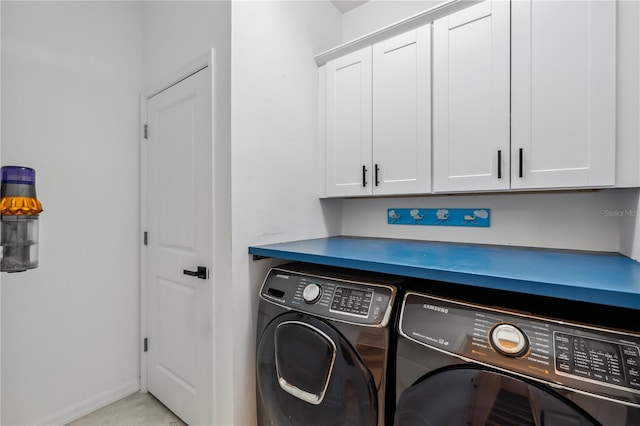 11105 Balfour St E, Venice, FL 34293 - washroom with cabinet space and separate washer and dryer