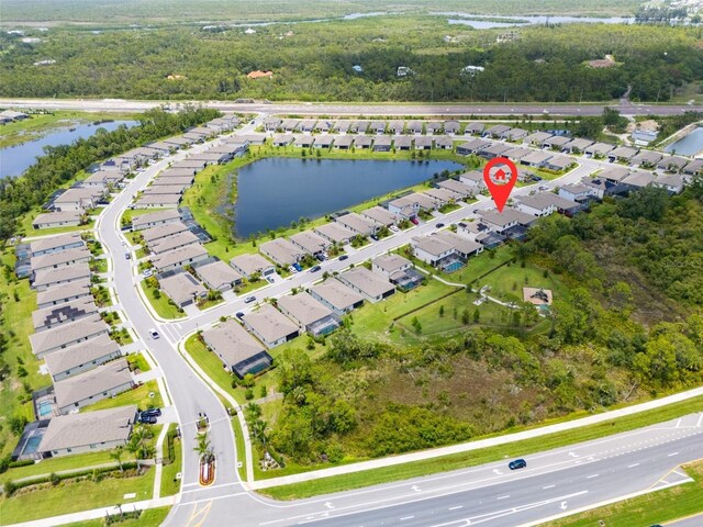11105 Balfour St E, Venice, FL 34293 - view of property location featuring a large body of water and nearby suburban area