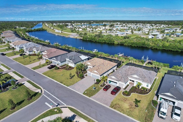 14436 Ponce De Leon Trl, Port Charlotte, FL 33981 - aerial view of residential area with a large body of water