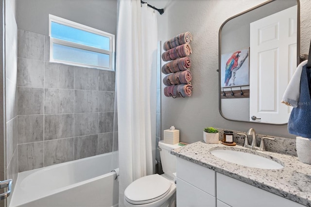 14436 Ponce De Leon Trl, Port Charlotte, FL 33981 - bathroom with vanity and shower / bath combination with curtain