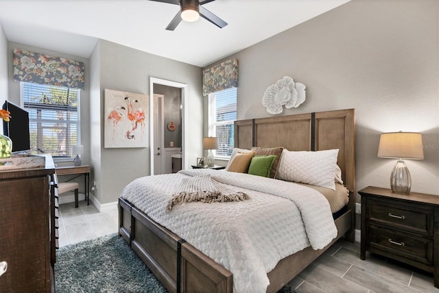 14436 Ponce De Leon Trl, Port Charlotte, FL 33981 - bedroom featuring baseboards and ceiling fan