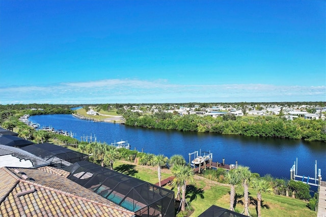14436 Ponce De Leon Trl, Port Charlotte, FL 33981 - drone / aerial view of a nearby body of water