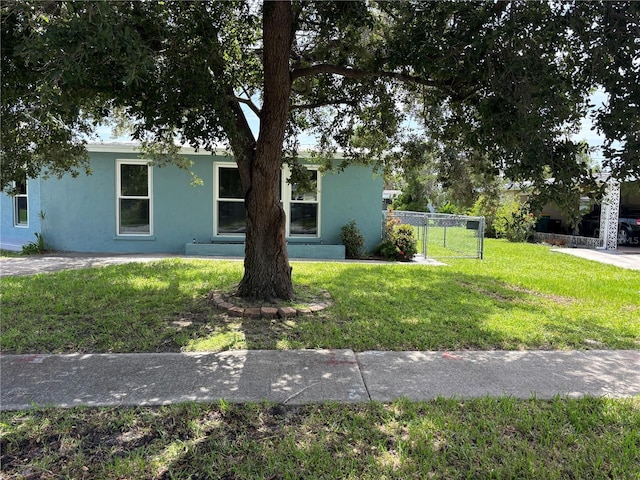 2513 Ambrose Ln, Port Charlotte, FL 33952 - view of front of property featuring stucco siding