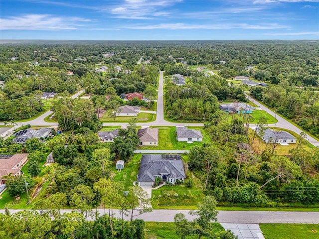 6444 Alhambra Ave, North Port, FL 34291 - aerial view of residential area featuring a heavily wooded area