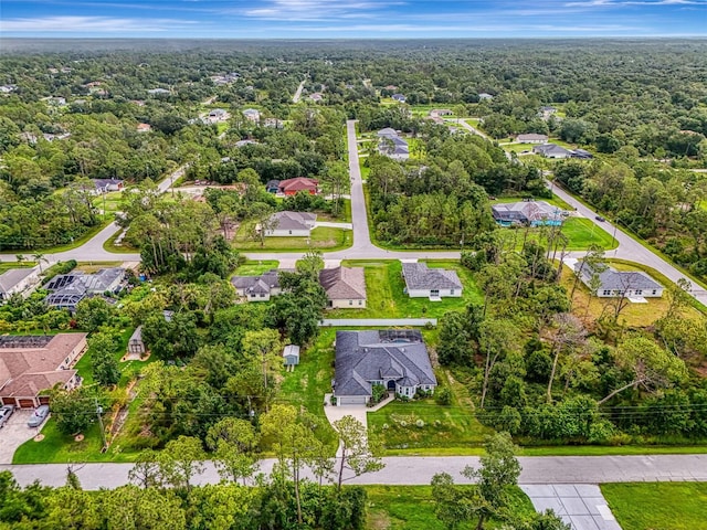 6444 Alhambra Ave, North Port, FL 34291 - aerial perspective of suburban area featuring a forest