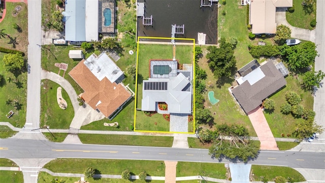 4244 Harbor Blvd, Port Charlotte, FL 33952 - aerial perspective of suburban area with property parcel outlined
