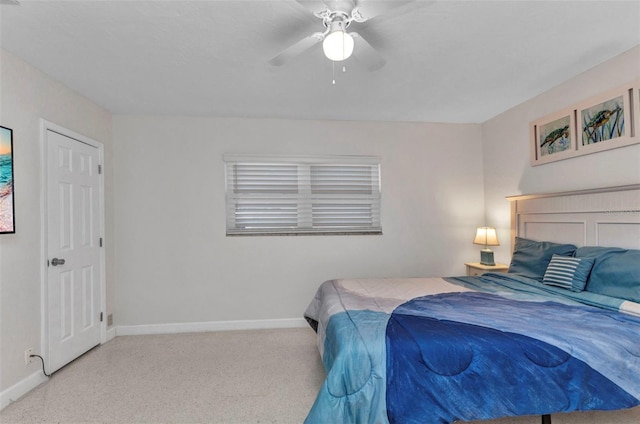 4244 Harbor Blvd, Port Charlotte, FL 33952 - carpeted bedroom featuring baseboards and a ceiling fan