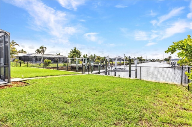 4244 Harbor Blvd, Port Charlotte, FL 33952 - dock featuring a water view and boat lift