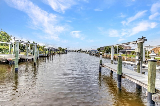 4244 Harbor Blvd, Port Charlotte, FL 33952 - dock with boat lift and a water view
