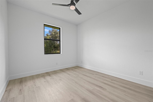 17156 Eugene Ave, Port Charlotte, FL 33954 - empty room featuring light wood-type flooring and ceiling fan