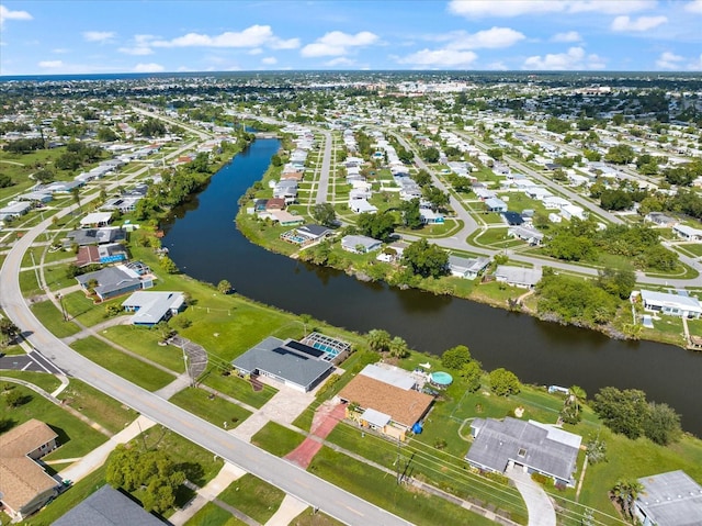 2309 Conway Blvd, Port Charlotte, FL 33952 - aerial view of property and surrounding area with nearby suburban area