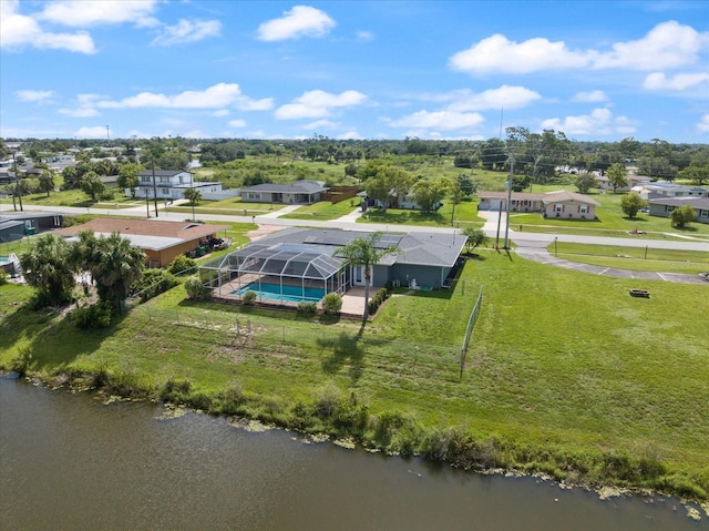 2309 Conway Blvd, Port Charlotte, FL 33952 - aerial perspective of suburban area featuring a large body of water