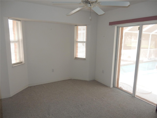 388 Orlando Blvd, Port Charlotte, FL 33954 - unfurnished room with ceiling fan and light colored carpet