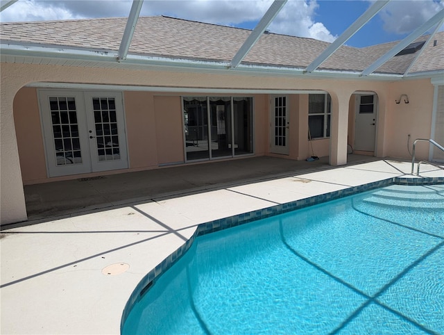 388 Orlando Blvd, Port Charlotte, FL 33954 - swimming pool featuring french doors, a patio, and a lanai