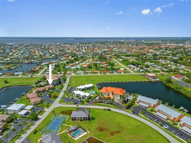 3221 White Ibis Ct Unit D1, Punta Gorda, FL 33950 - aerial perspective of suburban area with a large body of water