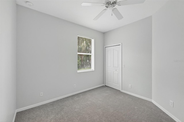 1762 Mincey Ter, North Port, FL 34286 - carpeted spare room featuring a ceiling fan and a smoke detector
