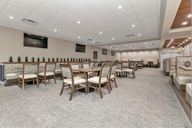 24132 Buckingham Way, Punta Gorda, FL 33980 - dining space with light colored carpet