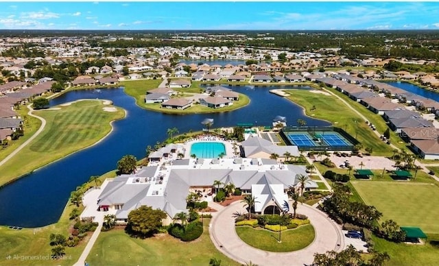 24132 Buckingham Way, Punta Gorda, FL 33980 - aerial view of residential area with a nearby body of water and a golf course