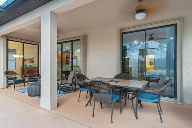 2712 Arugula Dr, North Port, FL 34289 - view of patio with outdoor dining space