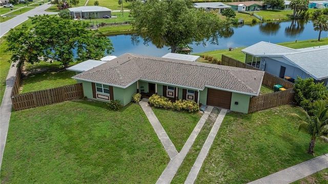21539 Gladis Ave, Port Charlotte, FL 33952 - aerial view of property and surrounding area featuring a nearby body of water