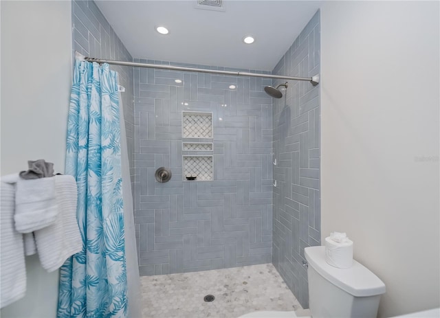 21539 Gladis Ave, Port Charlotte, FL 33952 - bathroom with a shower stall and recessed lighting