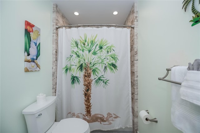 21539 Gladis Ave, Port Charlotte, FL 33952 - full bath featuring a shower with shower curtain and recessed lighting