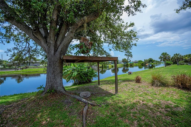 21539 Gladis Ave, Port Charlotte, FL 33952 - view of green lawn with a water view