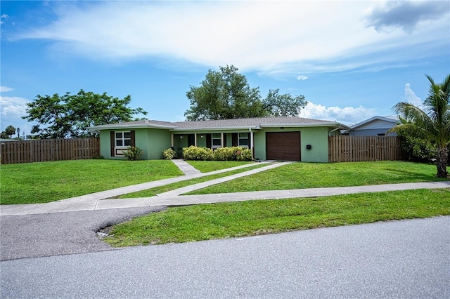 21539 Gladis Ave, Port Charlotte, FL 33952 - ranch-style home featuring a garage, driveway, and stucco siding