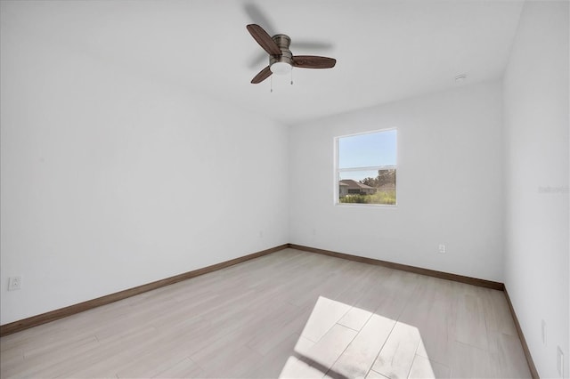 2340 Rushmore St, North Port, FL 34288 - unfurnished room with ceiling fan and wood finished floors