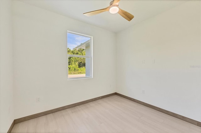 4530 Boston Ter, North Port, FL 34288 - unfurnished room featuring baseboards and a ceiling fan